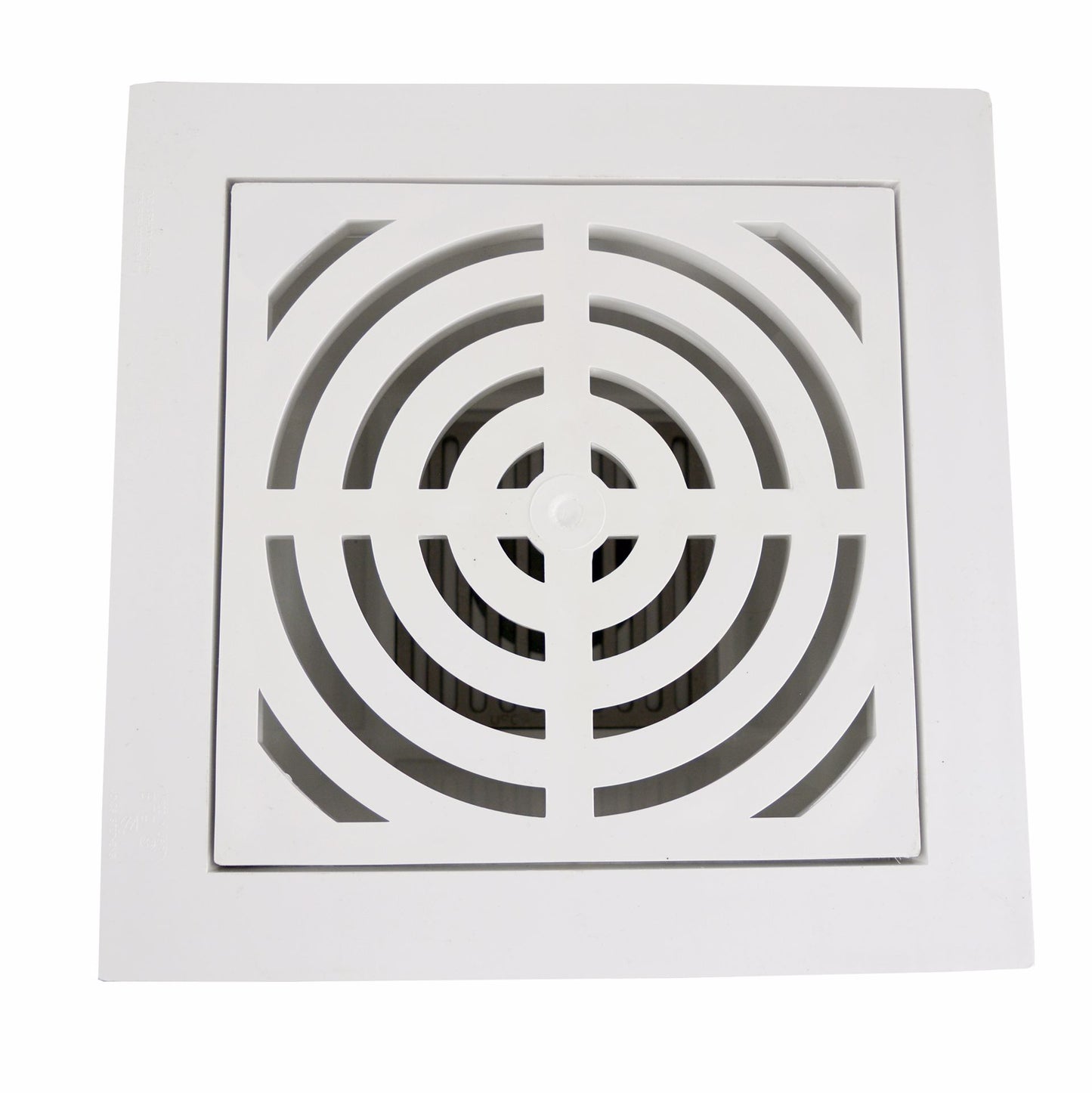 Jones Stephens S59092 2" x 3" PVC Pipe Fit Floor Sink with Full Top Grate and Flat Bottom Grate