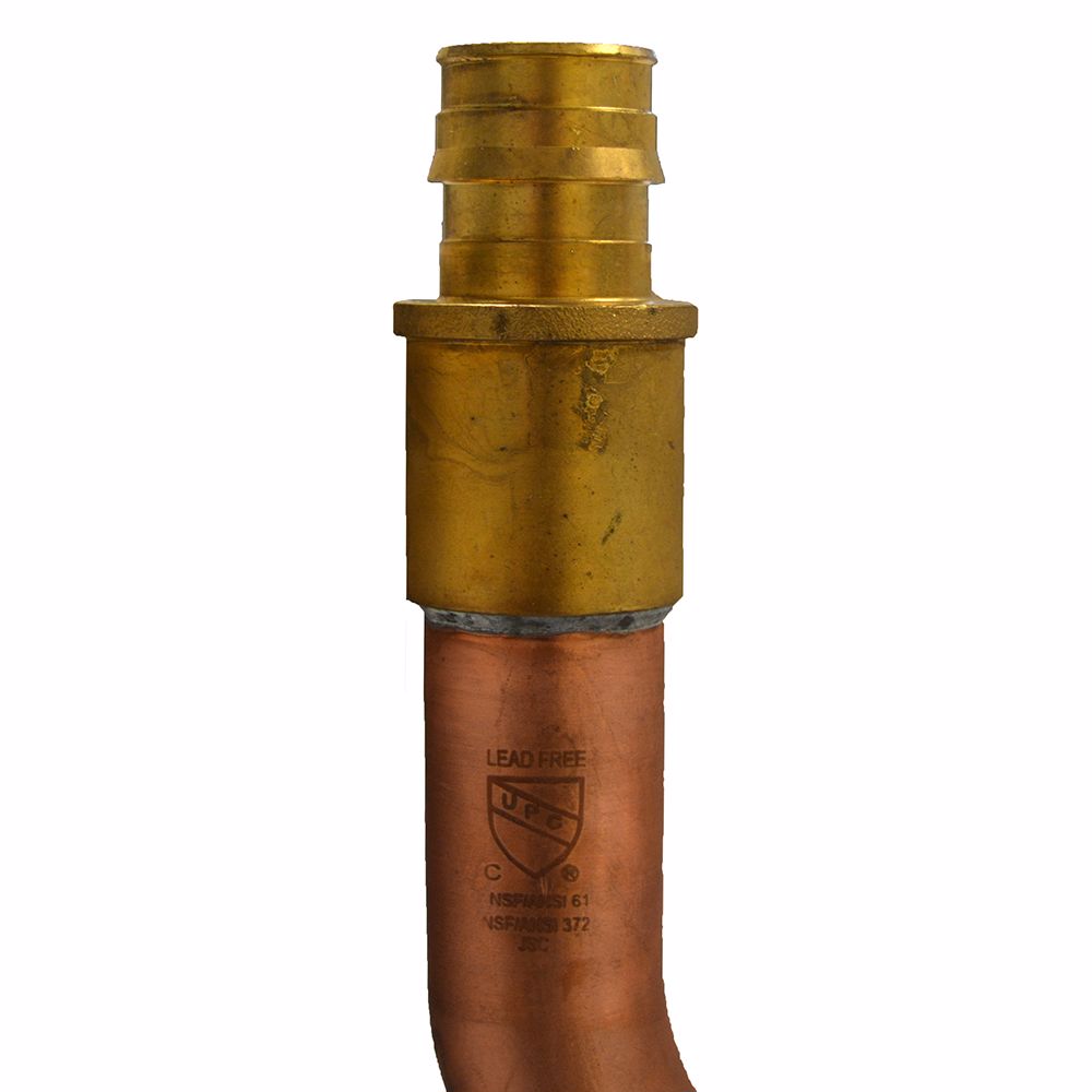 Jones Stephens S71003 1" F1960 PEX Stub Out Elbow, 6" x 12"