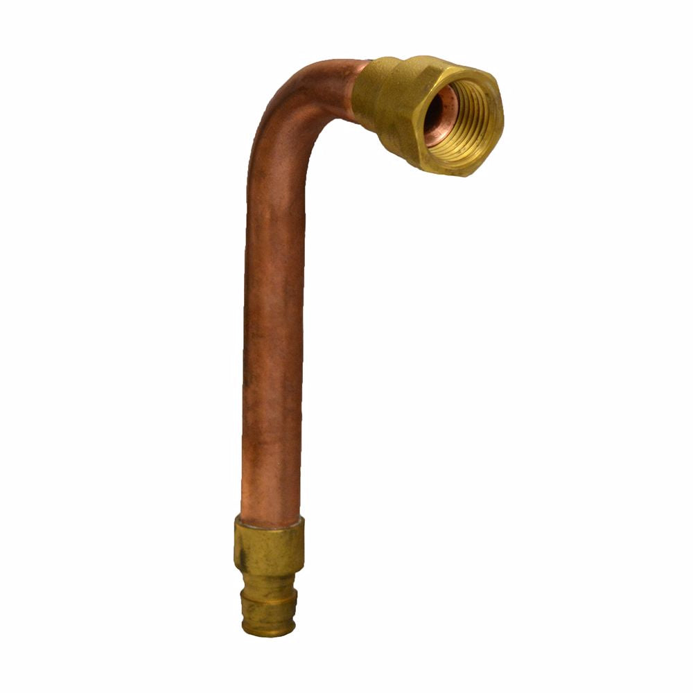 Jones Stephens S71013 ½ F1960 PEX x ½ FPT Swivel Tub/Shower Valve Connector, 6"