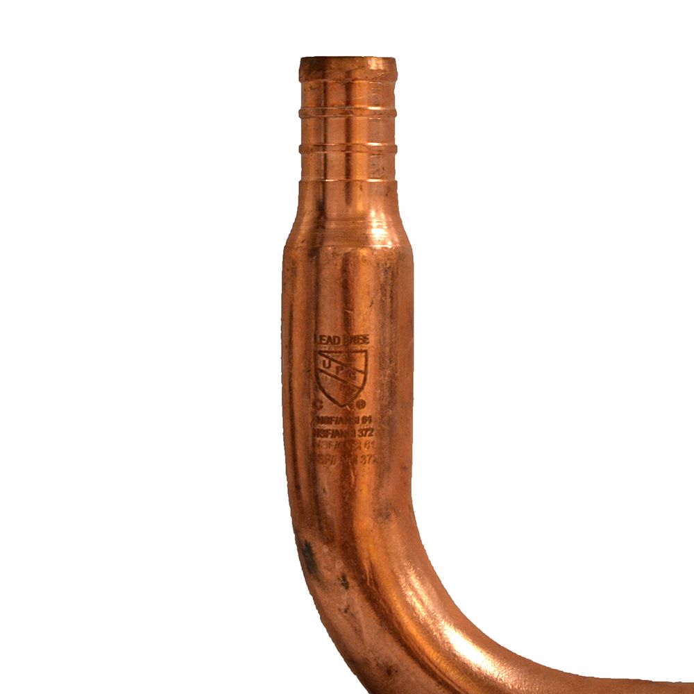 Jones Stephens S72001 ½ F1807 PEX Stub Out Elbow, 3-1/4" x 8"