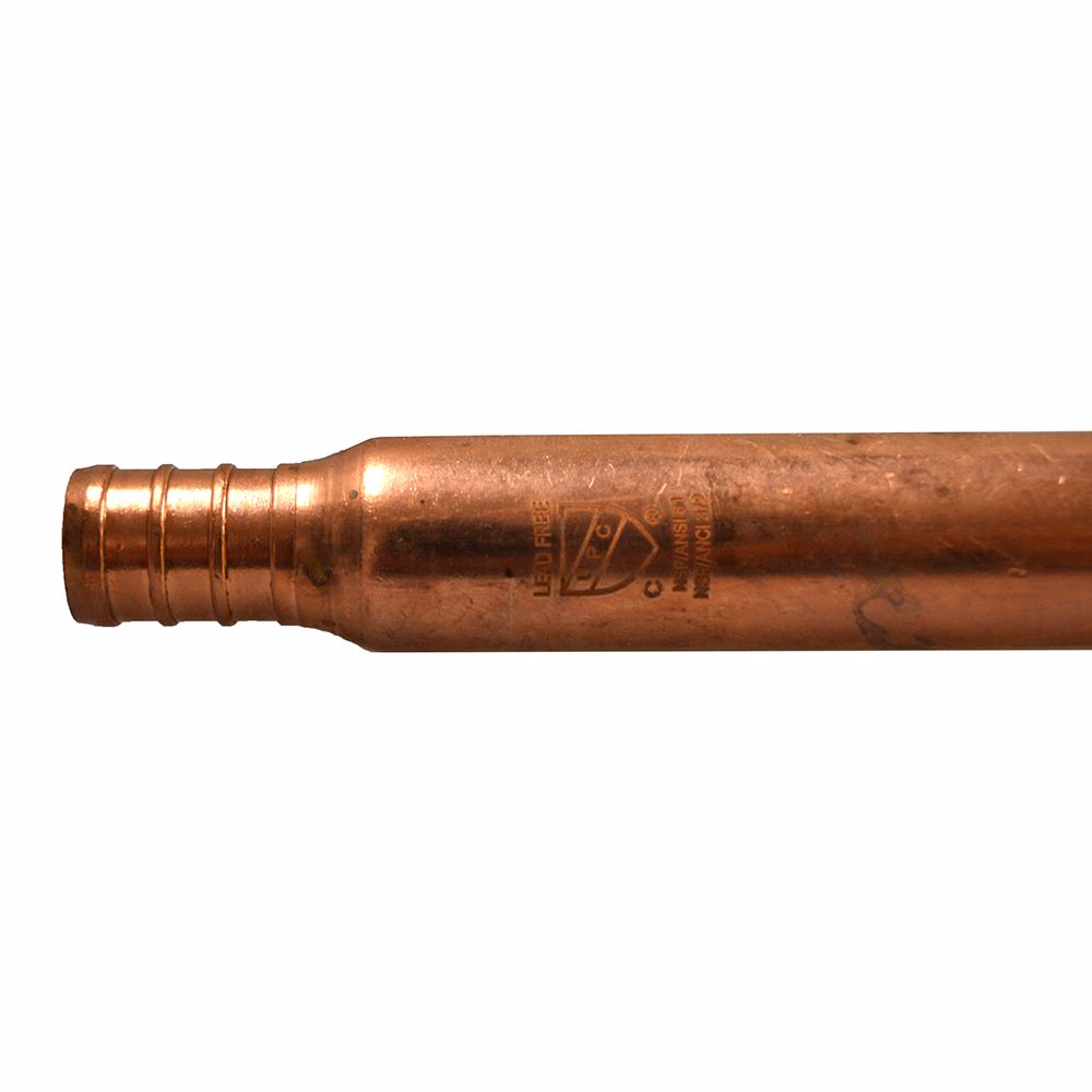 Jones Stephens S72015 ½ F1807 PEX Stub Out Straight, Closed End, 12" Long