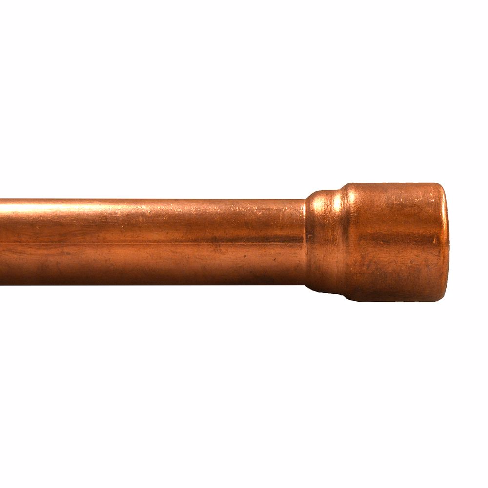 Jones Stephens S73008 ½ CPVC Socket x ½ MSWT Tub/Shower Valve Connector, 8" X 2-1/4"