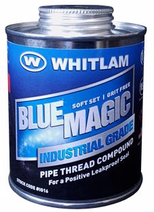 Jones Stephens S96016 1 Quart, Whitlam "Blue Magic" Pipe Joint Compound, Carton of 12