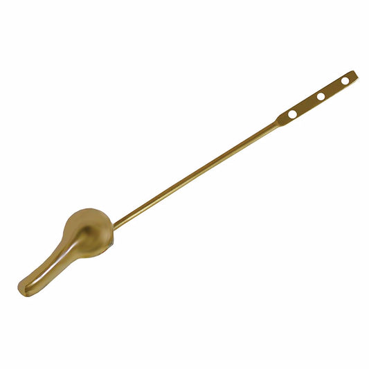 Jones Stephens T01003 Polished Brass Decorative Tank Trip Lever 8" Brass Arm with Metal Spud and Nut