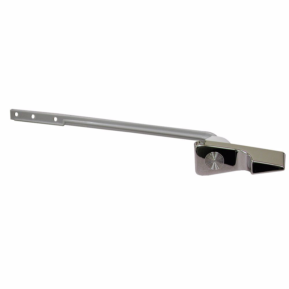Jones Stephens T01034 Chrome Plated ABS Tank Trip Lever for American Standard®, Crane® 8" Plastic Arm with Plastic Spud and Nut