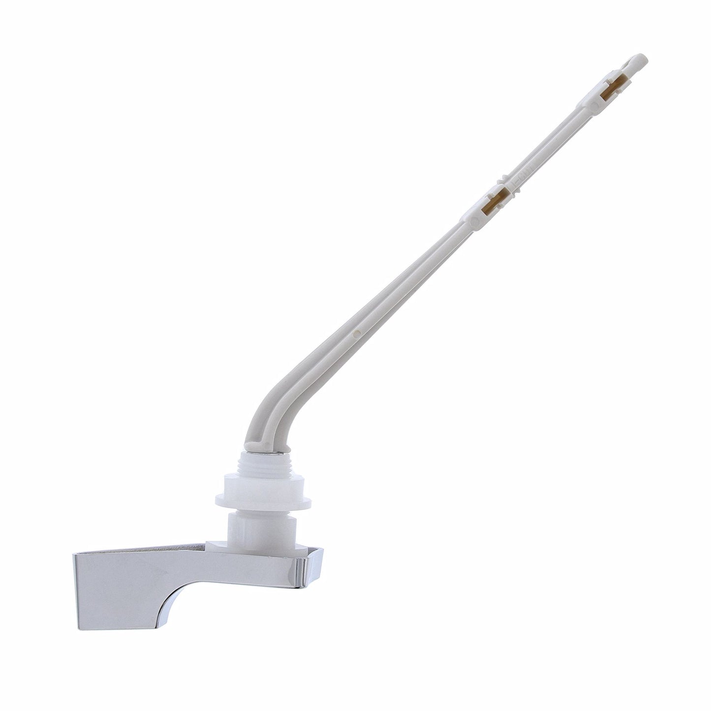 Jones Stephens T01042L Chrome Plated Tank Trip Lever fits American Standard® with 6" 45° Plastic Arm and Plastic Spud and Nut