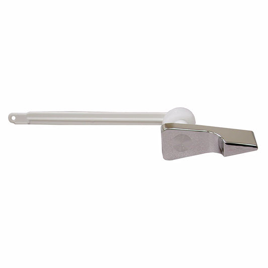 Jones Stephens T01050 Chrome Plated ABS Tank Trip Lever for American Standard® 6" Plastic Arm with Plastic Spud and Nut for Plebe™ and Cadet®