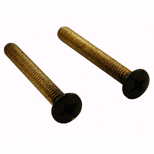 Jones Stephens T0521BL Black Overflow Plate Screws