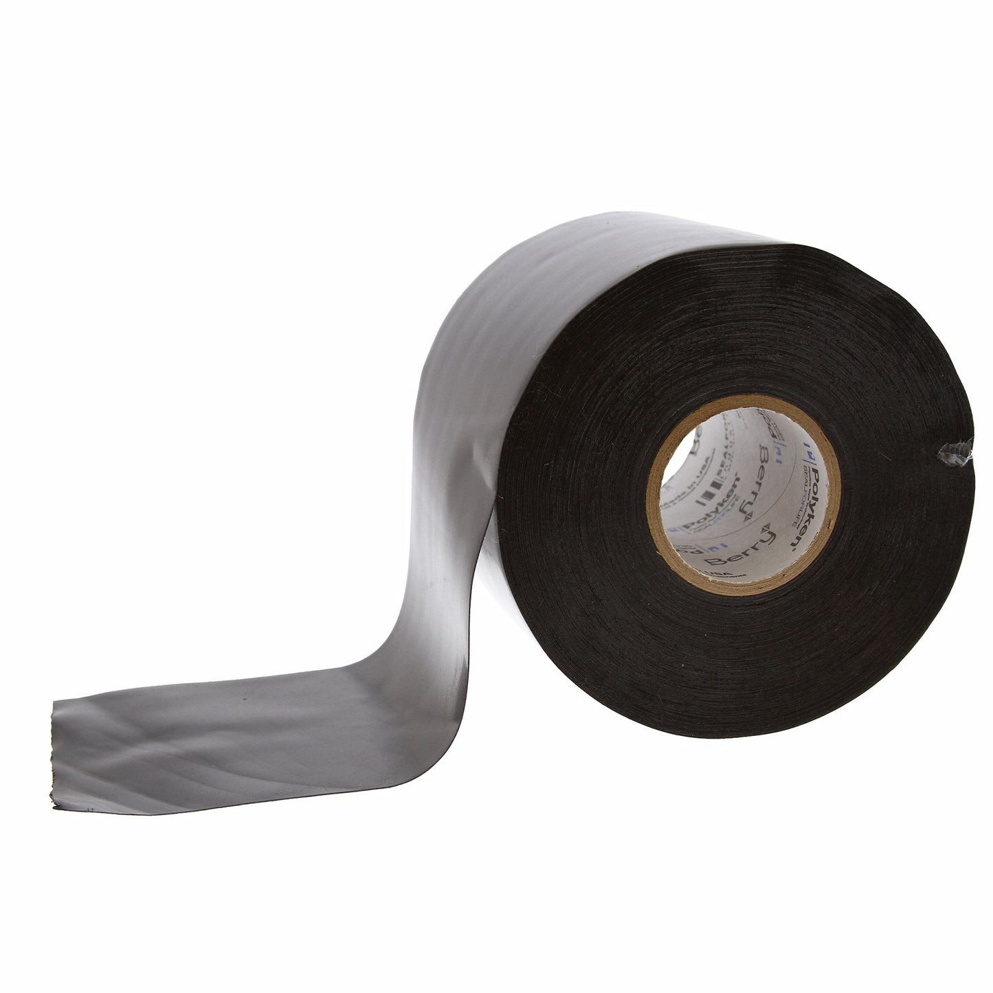 Jones Stephens T17004 4" x 100' Black Pipe Wrap Tape, 12 mil, Carton of 12