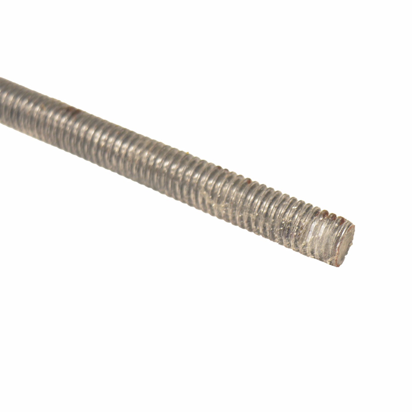 Jones Stephens T38006 3/8" x 6' Black Threaded Steel Rod, Plain Finish, Carton of 25
