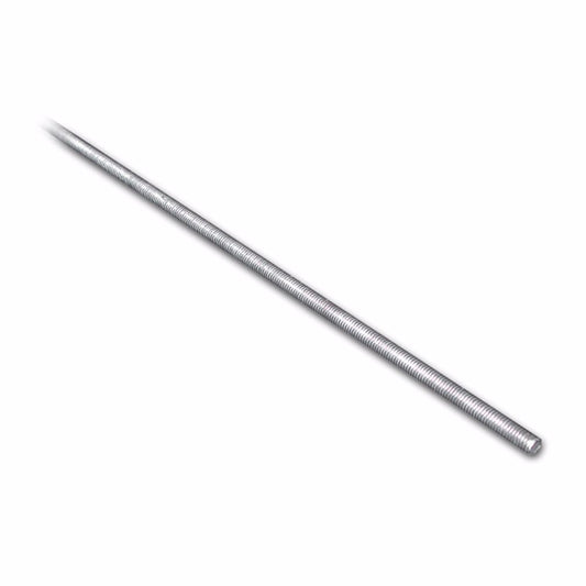 Jones Stephens T38106 3/8" x 6' Galvanized Threaded Steel Rod, Zinc Finish, Carton of 25