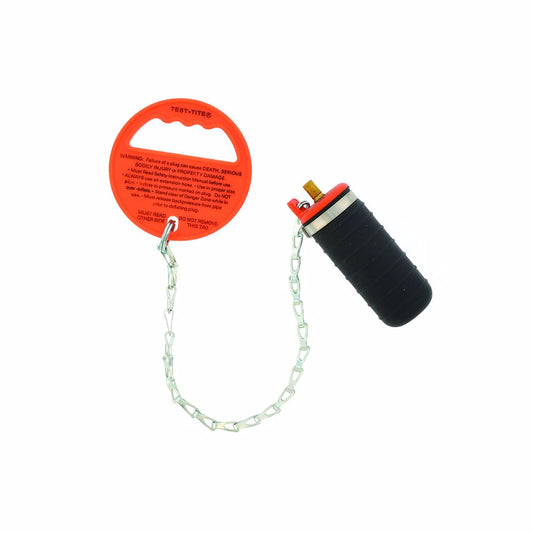 Jones Stephens T45151 1-1/2" Pressure Relief Pneumatic Test Plug with Chain