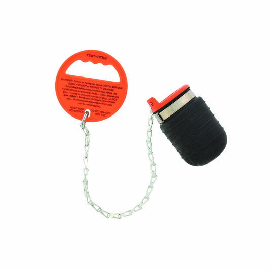 Jones Stephens T45301 3" Pressure Relief Pneumatic Test Plug with Chain