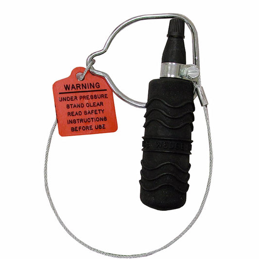 Jones Stephens T45800 8" Regular Pneumatic Test Plug, 25 PSI Max Air, 15 PSI Max Test, 40' Max Head