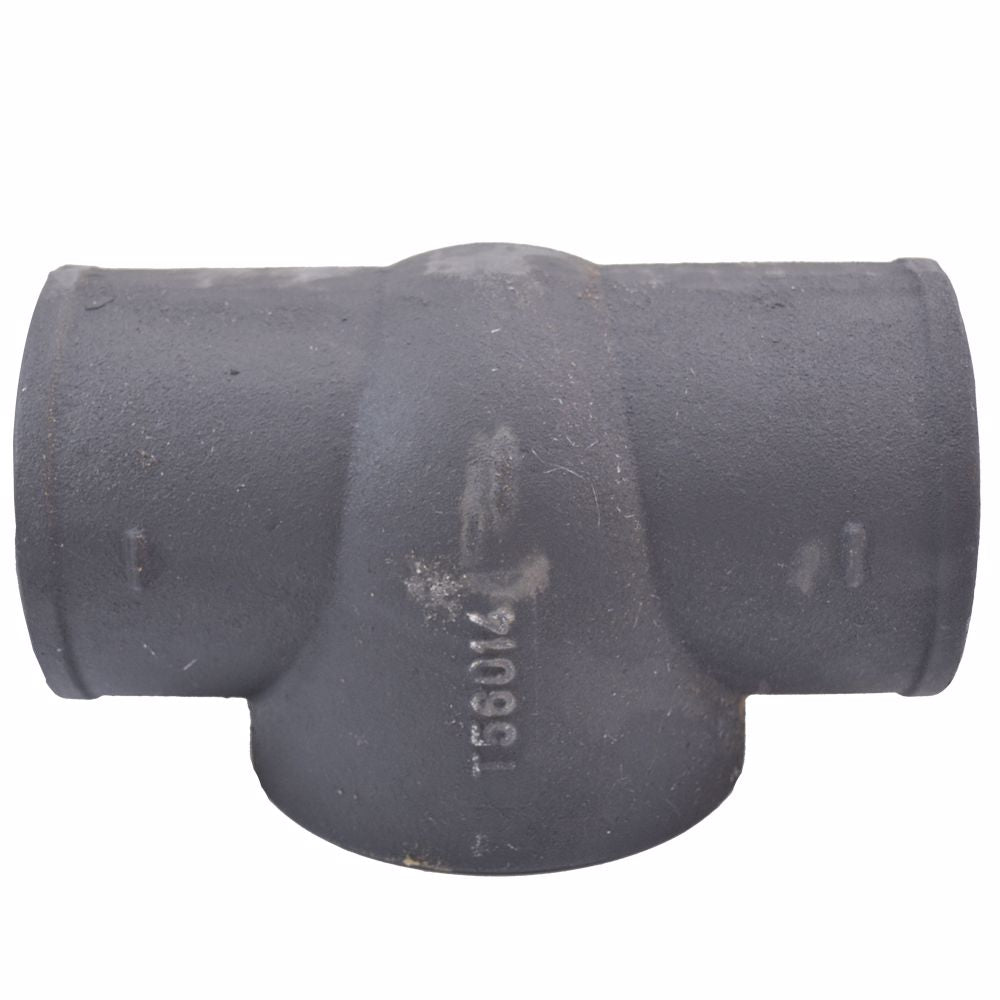 Jones Stephens T56004 4" x 4" No Hub Test Tee Less Plug - 8-7/8" Length