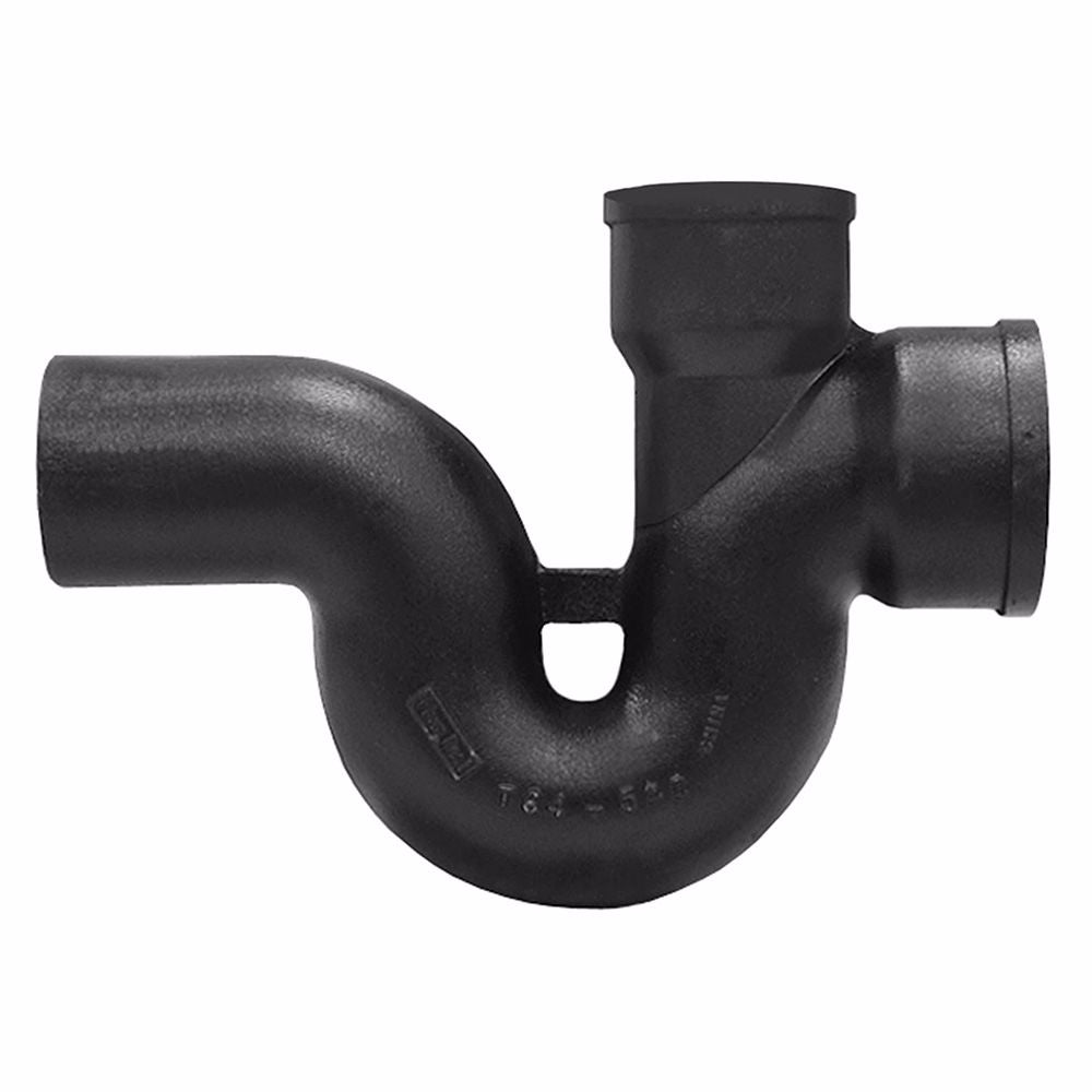 Jones Stephens T64540 5" x 4" Cast Iron Single Vent Running Trap
