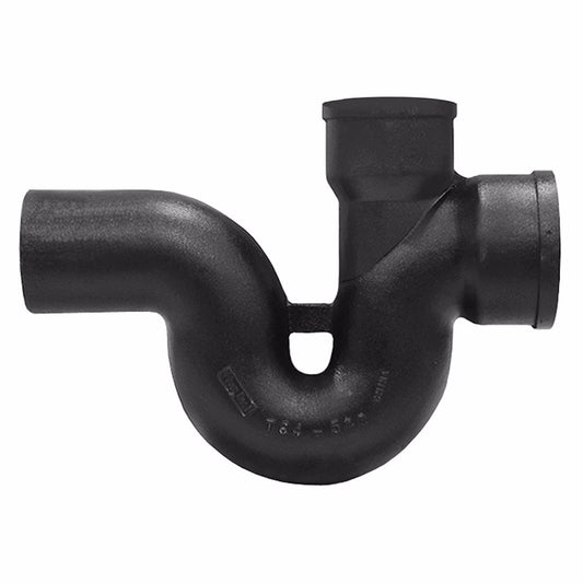 Jones Stephens T64540 5" x 4" Cast Iron Single Vent Running Trap