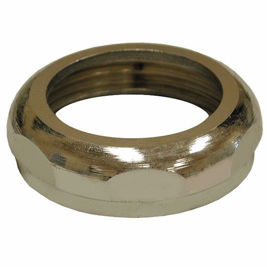 Jones Stephens T78151 1-1/2" x 1-1/4" Chrome Plated Brass Slip Joint Nut , 25 pcs.