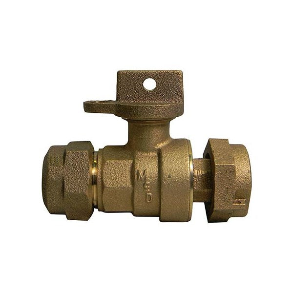 A.Y. McDonald 5182-497 76110Mw-3Q 3/4X5/8X3/4 Ball Valve L/Chk Pep X Meter -Nl