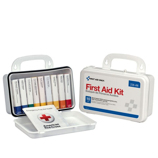 First Aid Only 238-AN 10 Unit First Aid Kit, Plastic Case