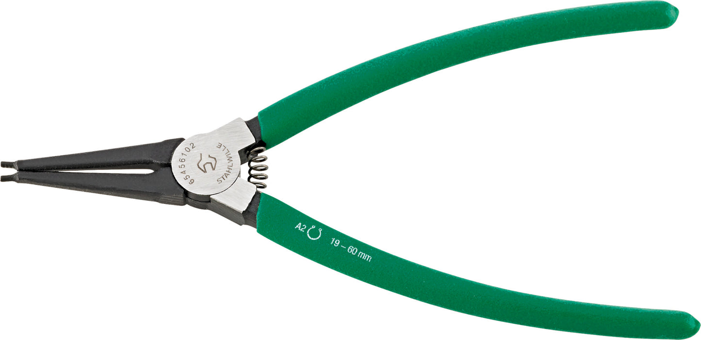 Stahlwille 65456102 6545 SICHERUNGSRINGZANGE POL., KST-UEBERZUG A 2 Circlip Pliers For External Circlips