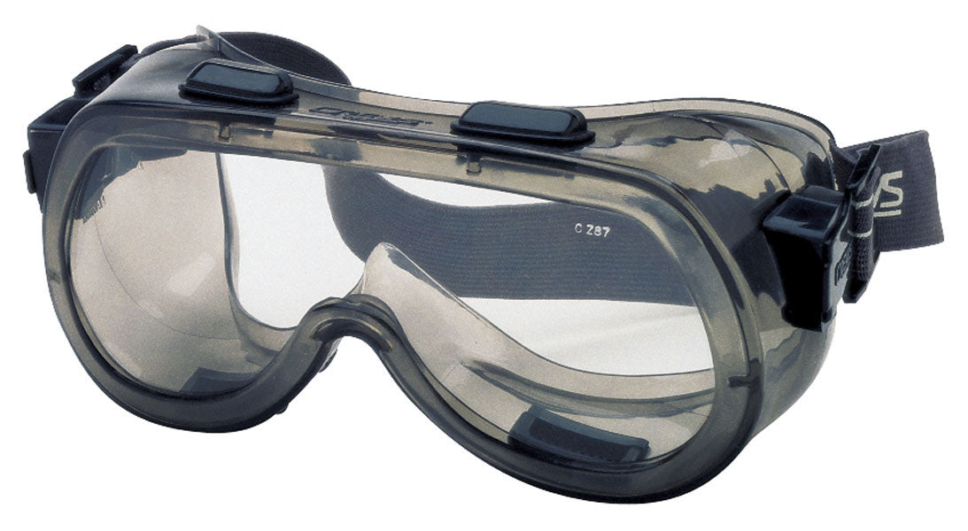 MCR Safety 2400 24 Series Safety Goggles with Clear Lens Adjustable Elastic Strap Dielectric (1 Pair)