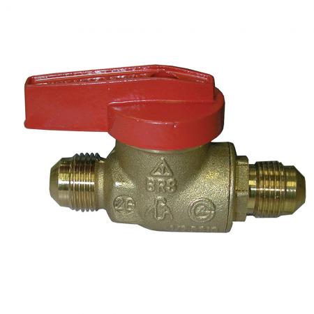 Jones Stephens B68375 3/8" Flare Brass Gas Ball Valve