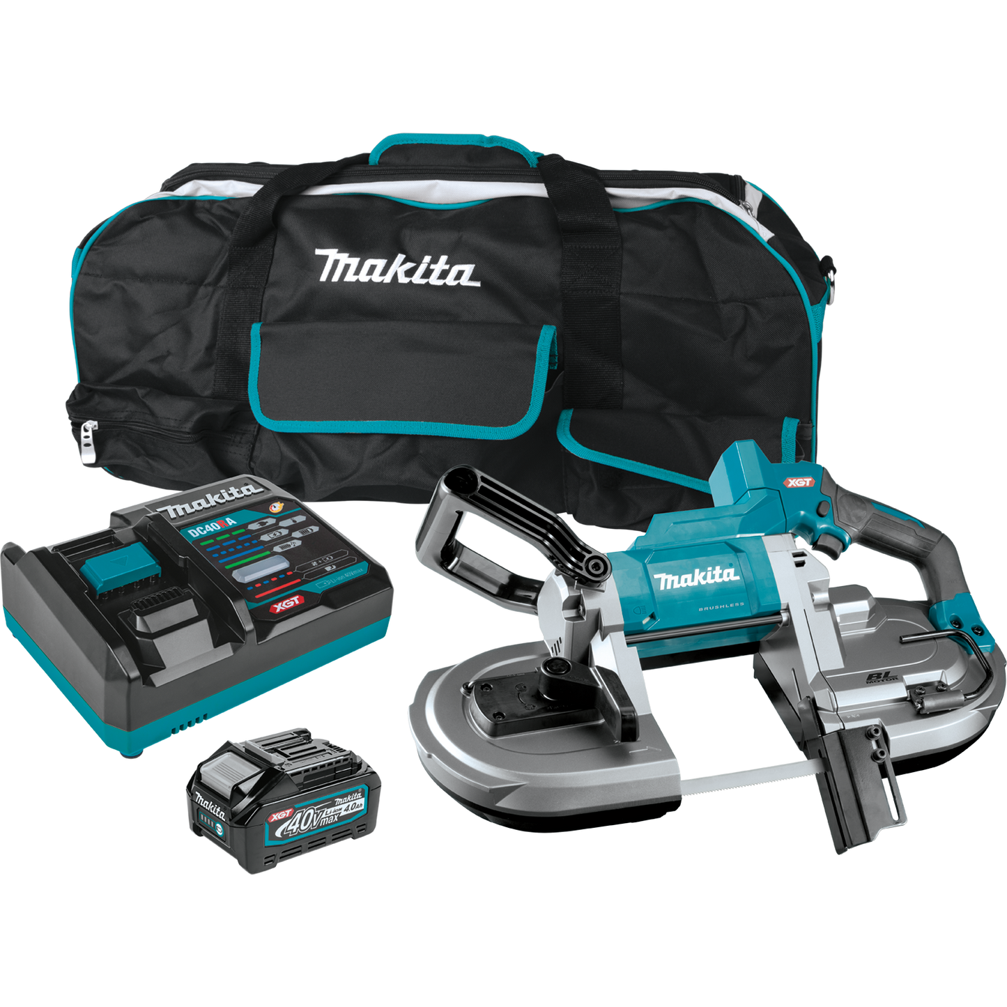 Makita GBP01M1 40V max XGT® Brushless Cordless Deep Cut Portable Band Saw Kit (4.0Ah)