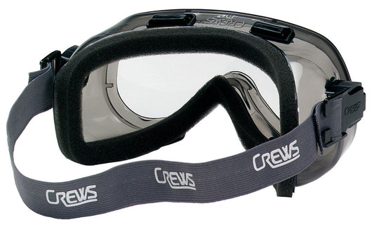 MCR Safety 2400F 24 Series Safety Goggles with Clear Lens Adjustable Elastic Strap Foam Lined (1 Pair)