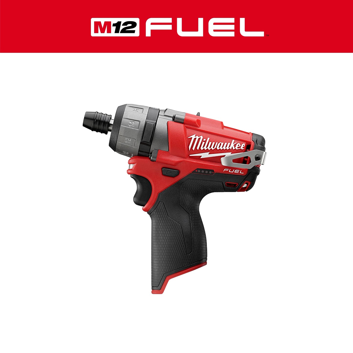 Milwaukee Tool 2402-20 M12 FUEL™ 1/4" Hex 2-Speed Screwdriver, 1 EA
