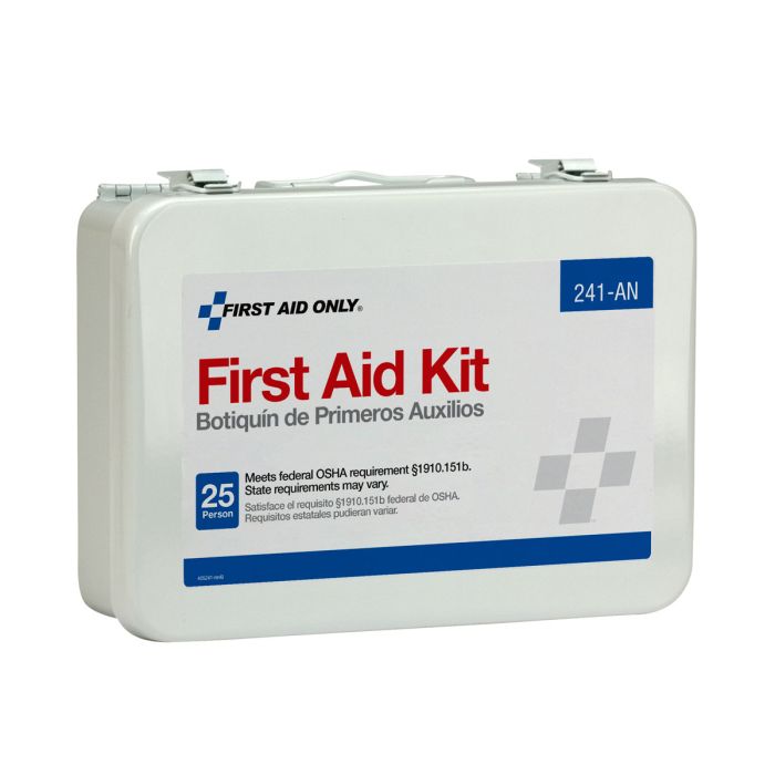 First Aid Only 241-AN 16 Unit First Aid Kit, Metal Case