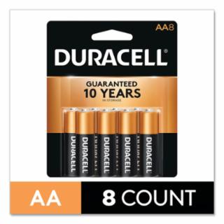 DURACELL MN1500B8Z Aa Size 8 Pack Alkalinebattery Copper Top (8 EA)