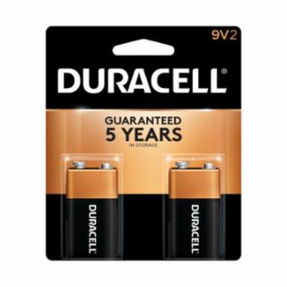 DURACELL MN1604B2Z 9 Volt 2 Pack Alkalinebattery Copper Top (2 EA)