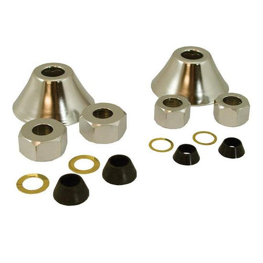 Jones Stephens B49022 Replacement Nuts, Washers and Escutcheons for Offset Bath Supplies