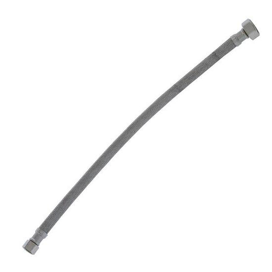 Jones Stephens S04202 3/8" Compression x 1/2" FIP x 16” Braided Stainless Steel Faucet Connector