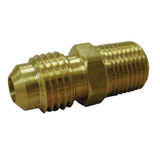 Jones Stephens F40068 3/8" x 1/4" Brass Flare x MIP Half Union