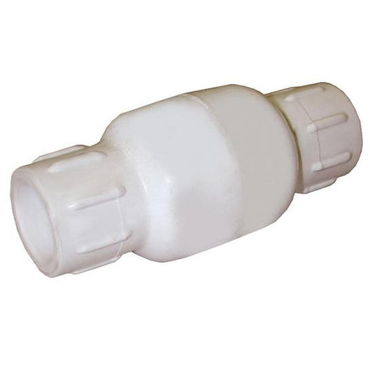 Jones Stephens C30125 1-1/4" Slip PVC In-line Check Valve