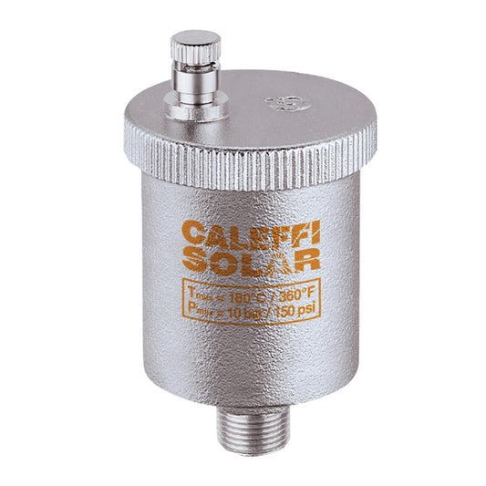 Caleffi 250041A Solar Automatic Air Vent Valve 1/2"NPT