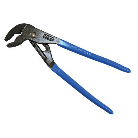 Jones Stephens J40411 12.5" Griplock Tongue and Groove Pump Pliers, Channel Lock No. GL12, 2-1/4" Capacity, # Adj. 6