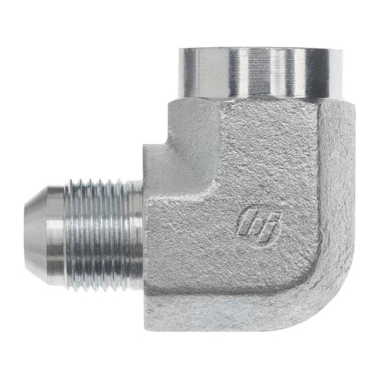 Brennan 2502-06-02-SS 06MJ-02Fp 90 Elbow STNLS