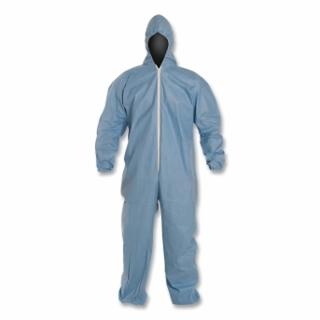 DUPONT TM127S-XL Tempro Coverall Zipper Front Att.Hood Ela Wr & A (25 EA)