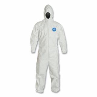 DUPONT TY127S-XL Dupont Tyvek Coverall Zip Ft-Hd-Ank-X-Large (25 EA)