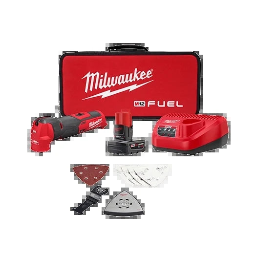 Milwaukee Tool 2526-21XC M12 FUEL Oscillating Multi-Tool Kit, 1 EA
