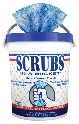 Scrubs 42272 Scrubs-In-A-Bucket Handcleaner 72-Count Pail (1 PA)