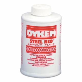 DYKEM 80496 Steel Red Layout Fluid 8Oz. Bic (1 BTL)