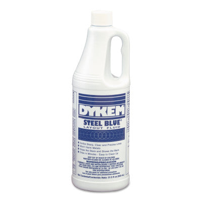 Dykem 80600 Steel Blue Layout Fluid1Qt. (1 BTL)