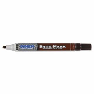 DYKEM 84010 Brite-Mark Paint Pen Medium Tip Brown (1 EA)