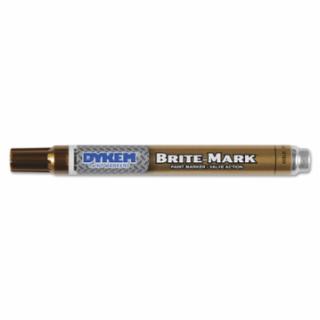 DYKEM 84051 Brite-Mark Paint Pen Medium Tip Gold (1 EA)