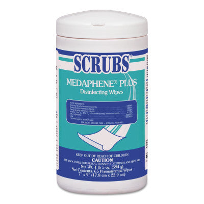 Scrubs 96365 Scrubs Medaphene Plus Disinfecting Wipes (6 EA)