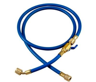 Yellow Jacket 25375 75", Blue, PLUS II 1/4" hose with FlexFlow valve